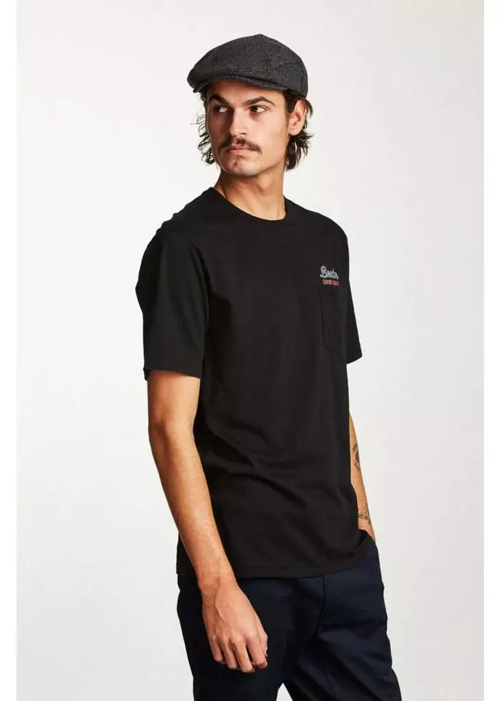 Brixton Hooligan Snap Cap Grey Black New In 5 Brixton Hooligan Snap Cap Grey Black New In