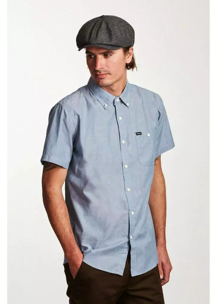 Brixton Brood Snap Cap Grey Black New In 5 Brixton Brood Snap Cap Grey Black New In