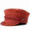 New In Brixton Albany Cap Red Clay 2 New In Brixton Albany Cap Red Clay