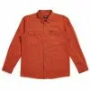 Brixton Mens Olson Shirt Rust Picante New In