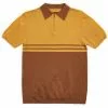Brixton Heren Allen Knit Polo Brown