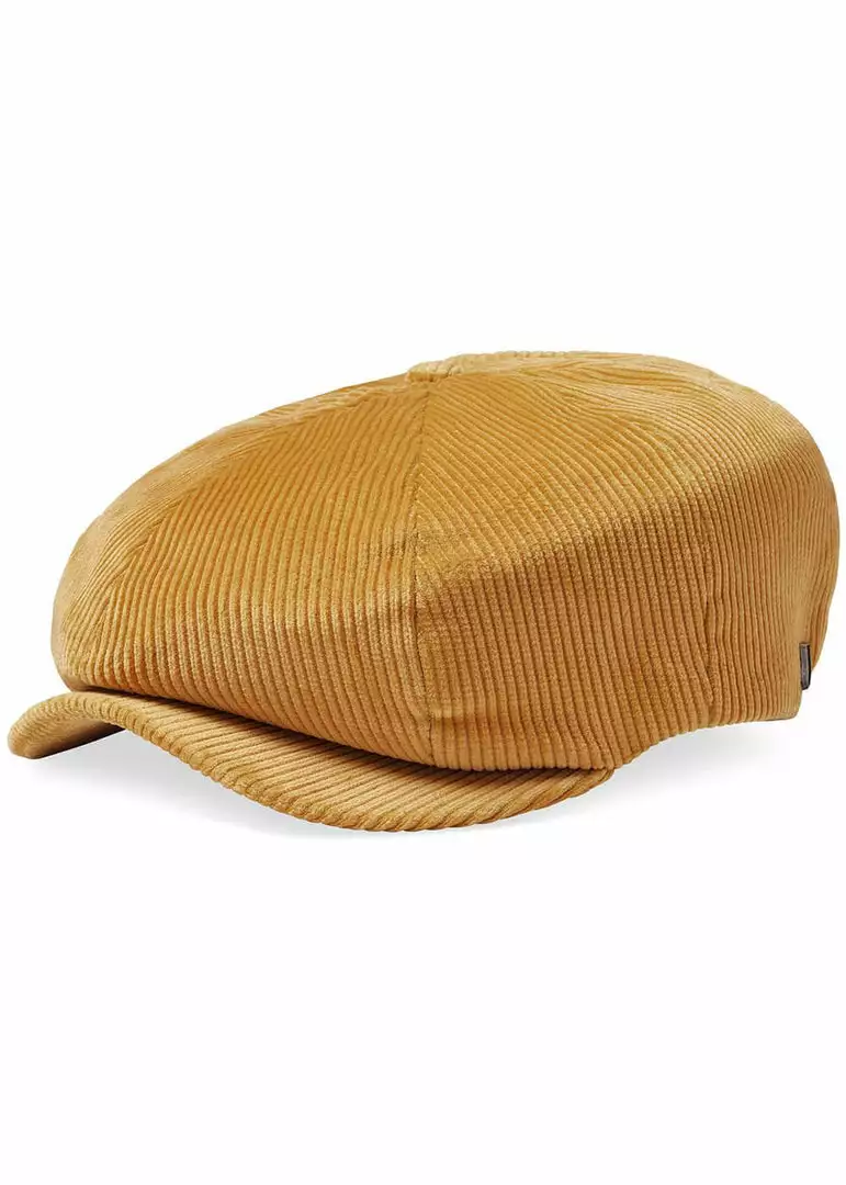 Brixton Brood Snap Cap Bright Gold 3 Brixton Brood Snap Cap Bright Gold