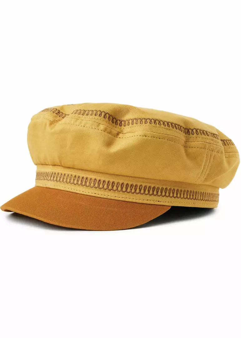 New In Brixton Fiddler EMB Cap Nugget Gold 4 New In Brixton Fiddler EMB Cap Nugget Gold