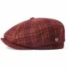 Brixton Brood Baggy Snap Cap Crimson 1 Brixton Brood Baggy Snap Cap Crimson