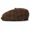 Brixton Brood Snap Cap Bison Brown New In