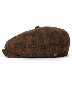 Brixton Brood Snap Cap Bison Brown New In
