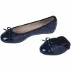 Butterfly Twist Olivia Foldable Flats Navy