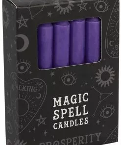 Succubus Protection Spell 12 Candles Purple New In