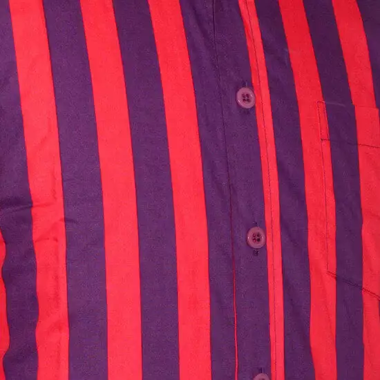 New In Chenaski Mens Stripes 70's Shirt Violet Pink 4 New In Chenaski Mens Stripes 70's Shirt Violet Pink