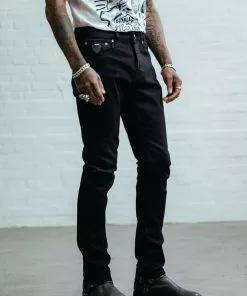 Chet Rock Mens Rockstar Jeans Black New In