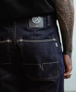 Chet Rock Mens Garage Jeans Navy 14 Chet Rock Mens Garage Jeans Navy