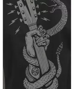 Chet Rock Mens Rattlesnake 50's Bowling Shirt Black New In 9 Chet Rock Mens Rattlesnake 50's Bowling Shirt Black New In