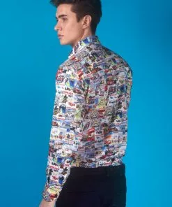 Claudio Lugli Mens Monaco Grand Prix Shirt Multi 7 Claudio Lugli Mens Monaco Grand Prix Shirt Multi