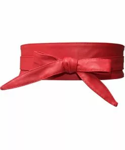 Collectif Obi Belt Red New In