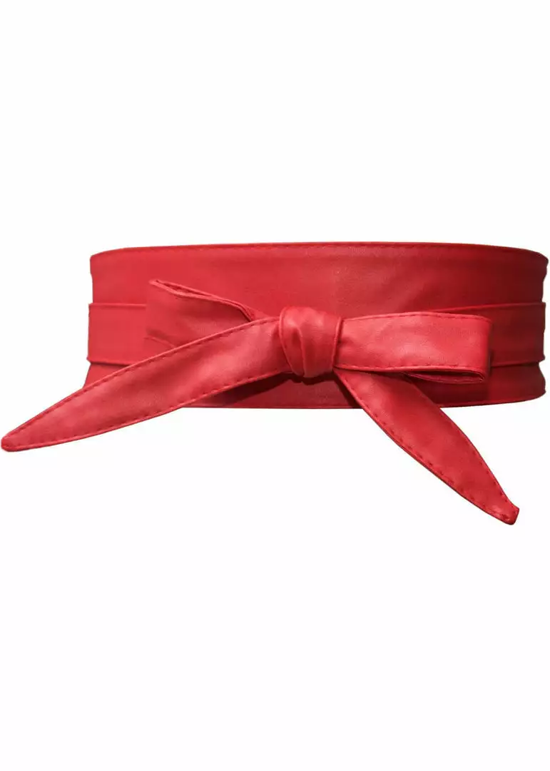 Collectif Obi Belt Red New In 3 Collectif Obi Belt Red New In