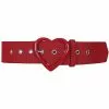 Collectif Adore Heart 50's Belt Red New In