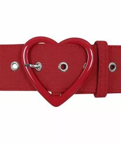 Collectif Adore Heart 50's Belt Red New In