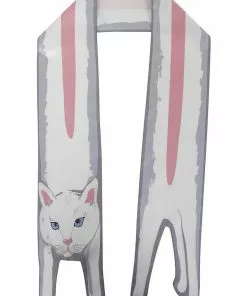 Collectif White Kitty Scarf White New In