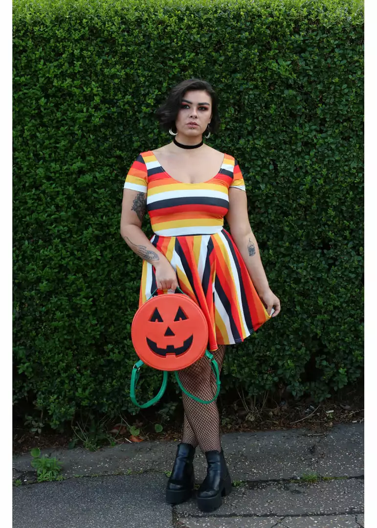 Collectif Halloween Pumpkin Backpack Orange 5 Collectif Halloween Pumpkin Backpack Orange