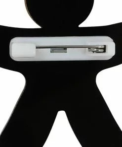 Collectif Gingerbread Man Christmas Brooch Brown New In