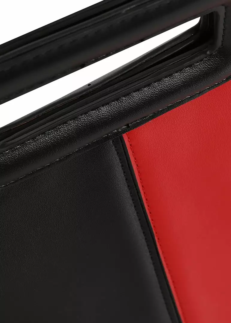 Collectif Susie Two Tone 60's Bag Black Red 5 Collectif Susie Two Tone 60's Bag Black Red