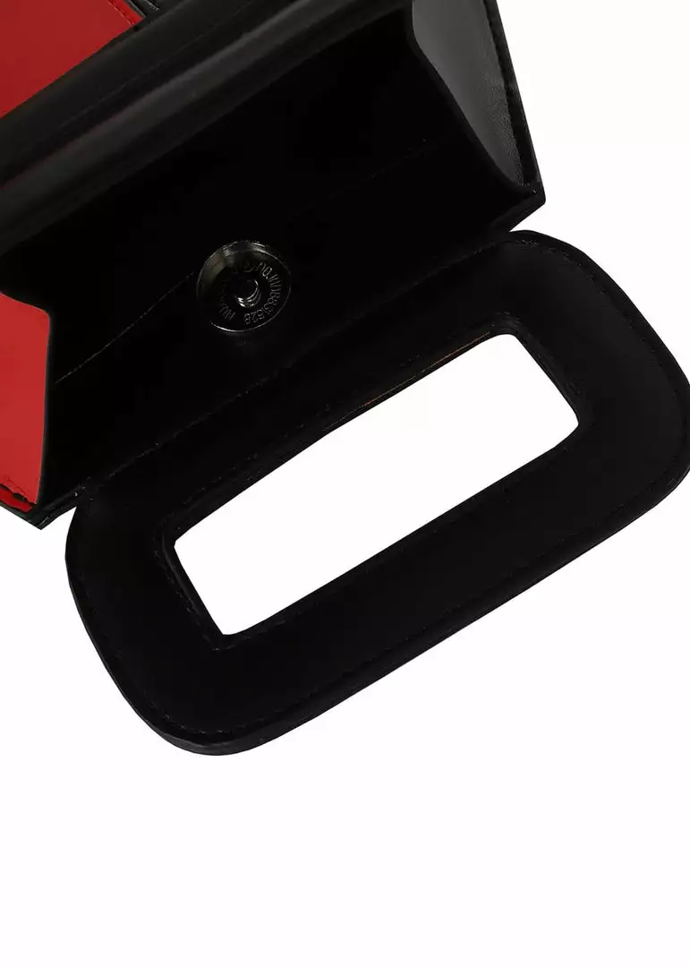 Collectif Susie Two Tone 60's Bag Black Red 6 Collectif Susie Two Tone 60's Bag Black Red