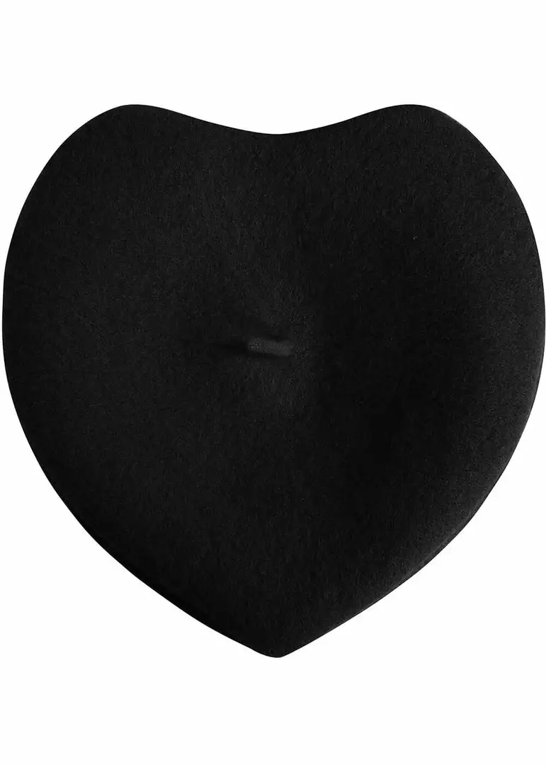 Collectif Sweetheart 50's Beret Black New In 4 Collectif Sweetheart 50's Beret Black New In