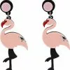 Collectif Pamela Flamingo 50's Earrings Pink New In 2 Collectif Pamela Flamingo 50's Earrings Pink New In