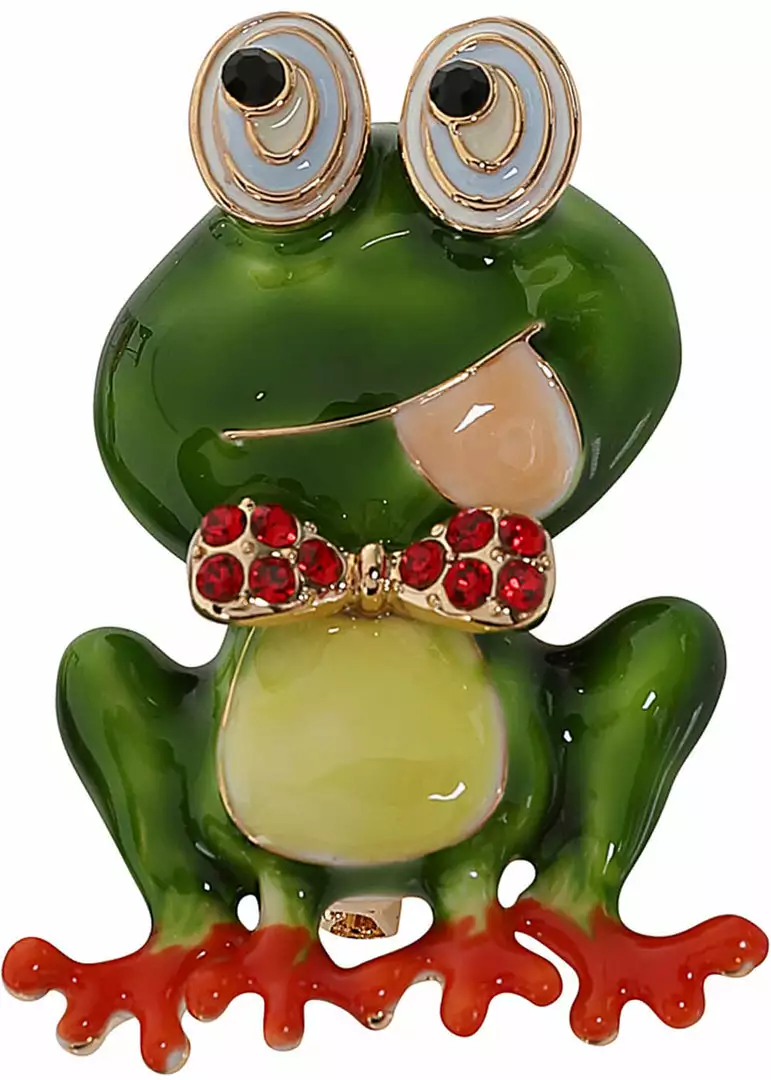 Collectif Simon The Frog 60's Broche Green 3 Collectif Simon The Frog 60's Broche Green