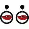 New In Collectif Vampy Kiss Vampire Earrings Black 1 New In Collectif Vampy Kiss Vampire Earrings Black