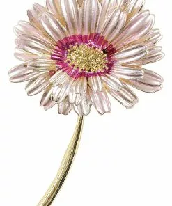 Collectif Casey The Flower Brooch Pink