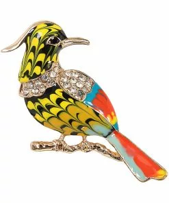 Collectif Hummingbird Brooch Multi New In