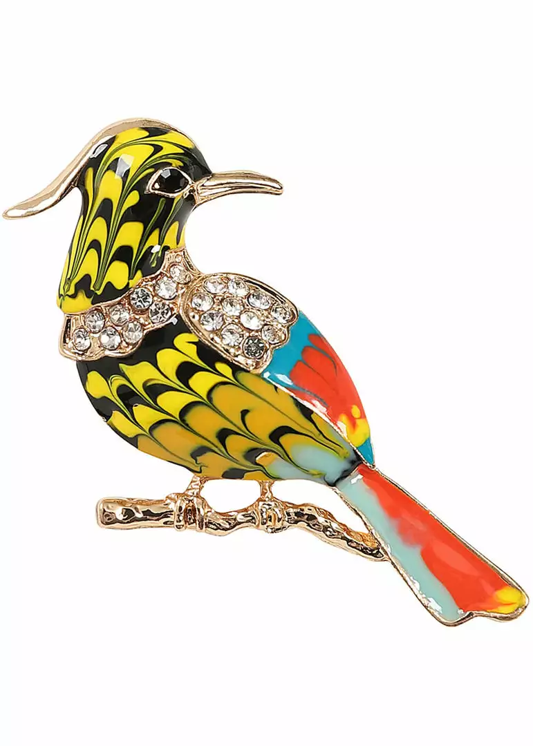 Collectif Hummingbird Brooch Multi New In 3 Collectif Hummingbird Brooch Multi New In