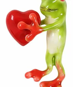 Collectif Loving Frog Brooch Green Red New In