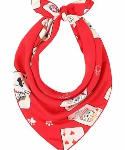 Collectif Purrfect Hand Scarf Red