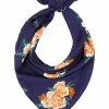 New In Collectif Spring Floral 40's Scarf Navy 1 New In Collectif Spring Floral 40's Scarf Navy