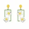 Collectif Daisy 60's Earrings Multi New In