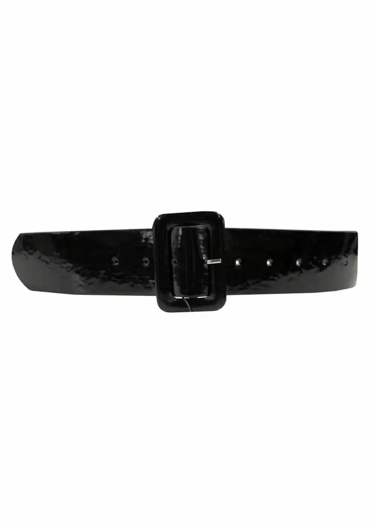 Collectif Sally 50's PVC Belt Black 3 Collectif Sally 50's PVC Belt Black