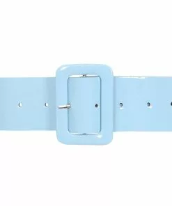 Collectif Sally 50's PVC Belt Light Blue