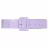 Collectif Sally 50's PVC Belt Lilac New In