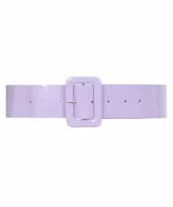 Collectif Sally 50's PVC Belt Lilac New In