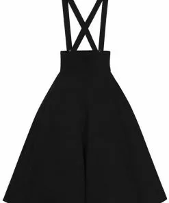 Collectif Ronnie 50's Swing Skirt Black 8 Collectif Ronnie 50's Swing Skirt Black
