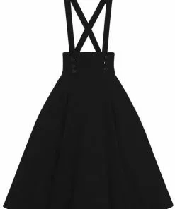 Collectif Ronnie 50's Swing Skirt Black