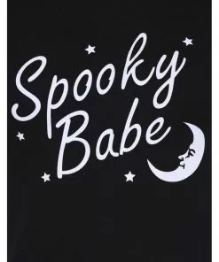 Collectif Spooky Babe T-Shirt Black