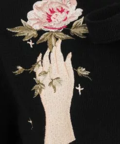 Collectif Charlene Carpe Diem 50's Cardigan Black 9 Collectif Charlene Carpe Diem 50's Cardigan Black