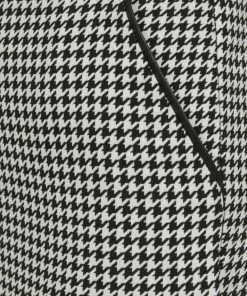 New In Collectif Odila Houndstooth 60's Skinny Trousers Black White 9 New In Collectif Odila Houndstooth 60's Skinny Trousers Black White