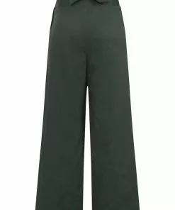 Collectif Rosamonde High Waisted 40's Trousers Green New In