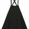 Collectif Morgan Midi 60's Swing Skirt Black 1 Collectif Morgan Midi 60's Swing Skirt Black