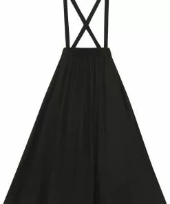Collectif Morgan Midi 60's Swing Skirt Black