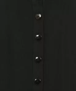 Collectif Morgan Midi 60's Swing Skirt Black